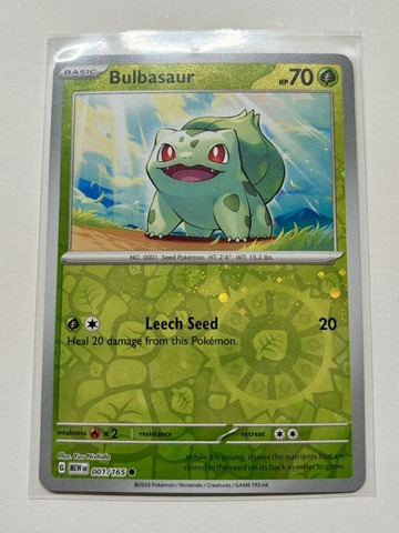 Bulbasaur - 001/165 - Cosmo Holo (Costco Exclusive)